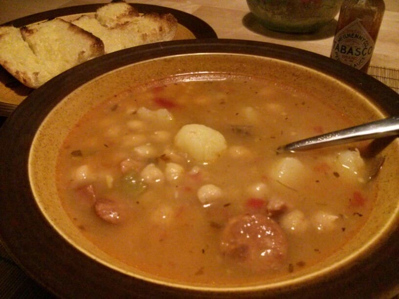 Spanish garbanzo Soup