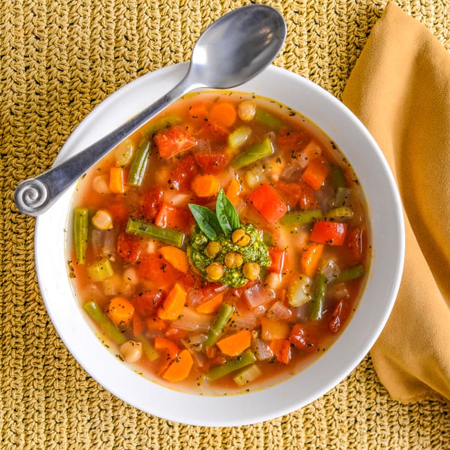 Mediterranean Garbanzo Bean Soup
